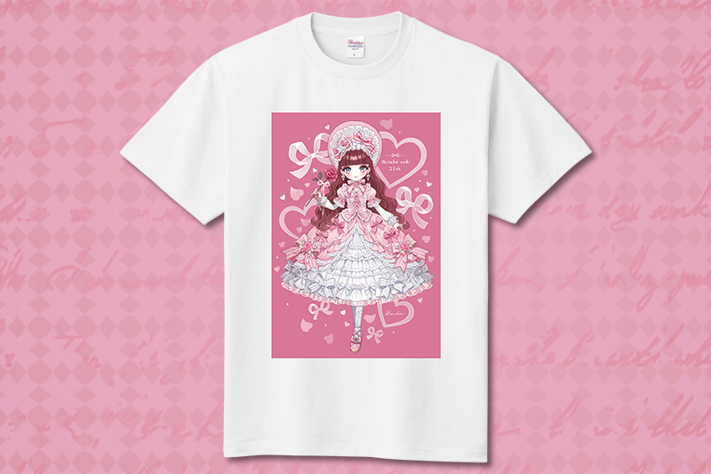 グラスハート記念品Tシャツ(ベージュ) 3f4deaa666315081016feb610ae638