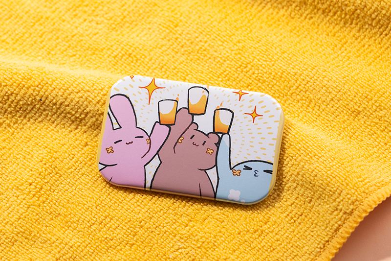 【オリラボ限定】がびさま お出かけ缶バッジ06(受注生産) 缶バッジ