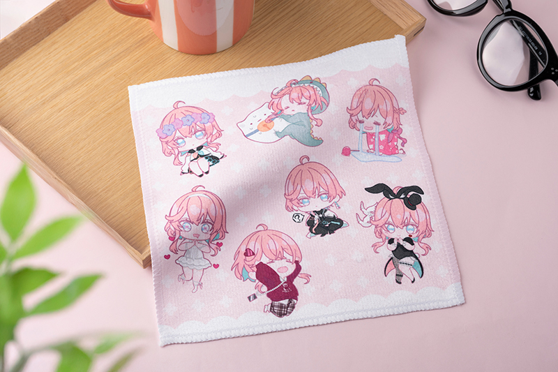 【オリラボ限定】ぽゃぽゃミニタオル ソフトタッチミニタオル