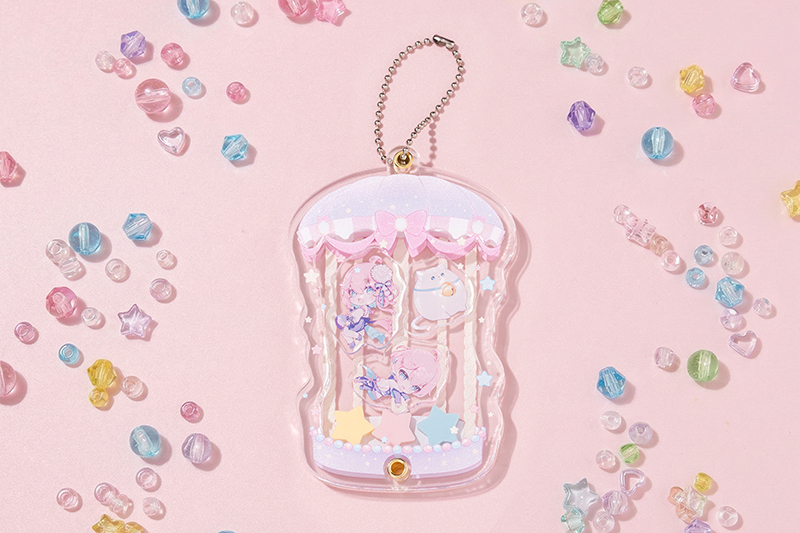 【オリラボ限定】パチパチシュガーアクキー(受注生産) アクリルキーホルダー(ダイカット)