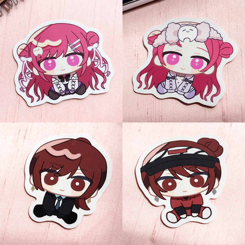 【オリラボ限定】ステッカー4枚セット(受注生産) ダイカットシール