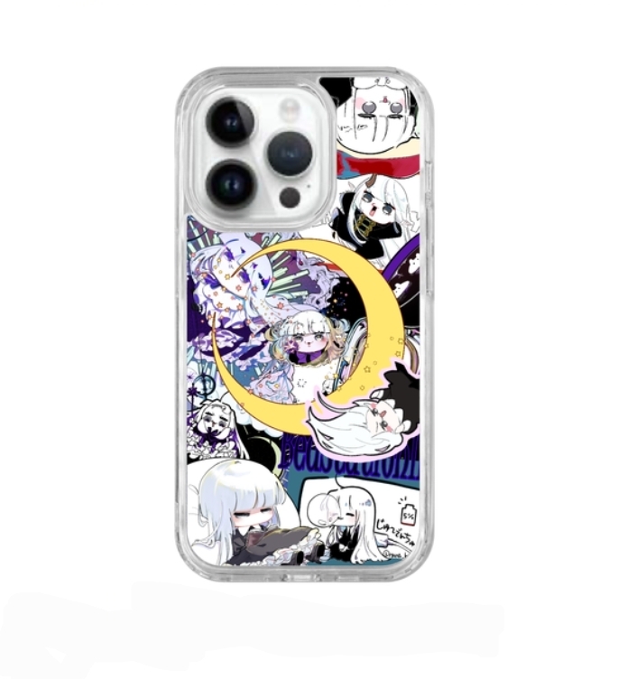 よくばりるなのうるわしケース iPhone14Pro MagSafe対応 耐衝撃クリアケース