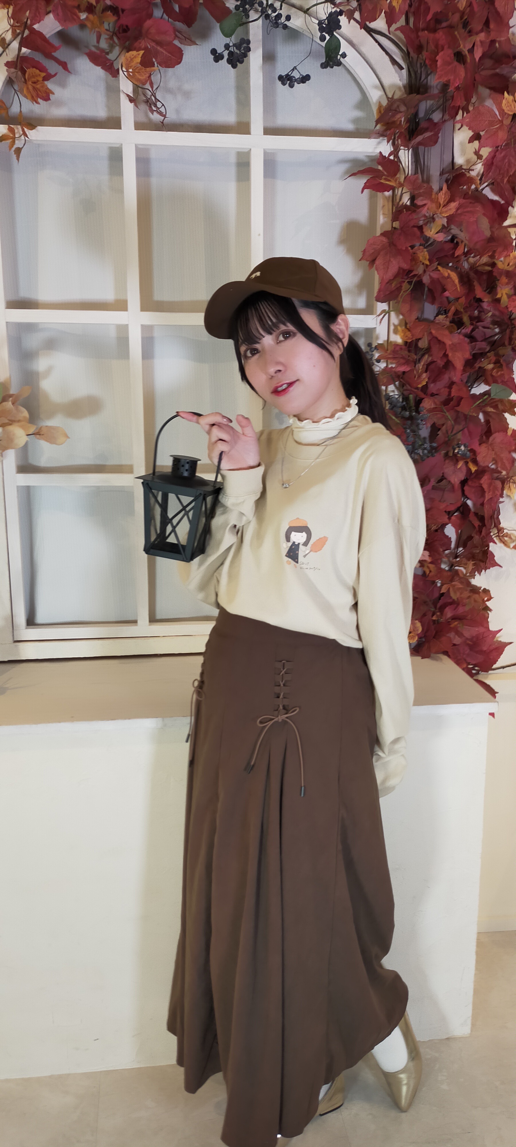 いい香りみーつけたっ リブ付 ロングスリーブＴシャツ