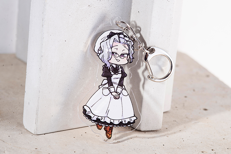 【オリラボ限定】「騎士じいや」ばあやアクリルキーホルダー(受注生産) アクリルキーホルダー(ダイカット)