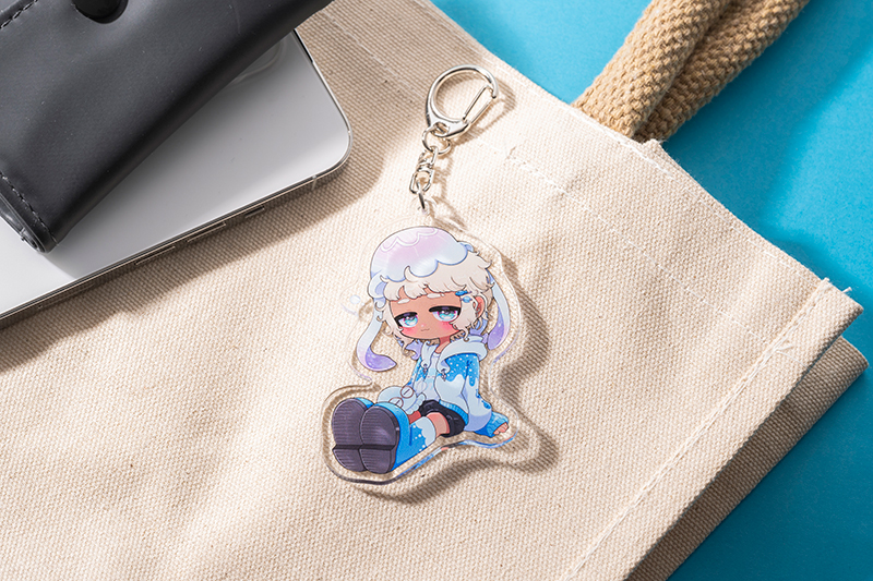 【オリラボ限定】キーホルダー(うとうとVer.) (受注生産) アクリルキーホルダー(ダイカット)