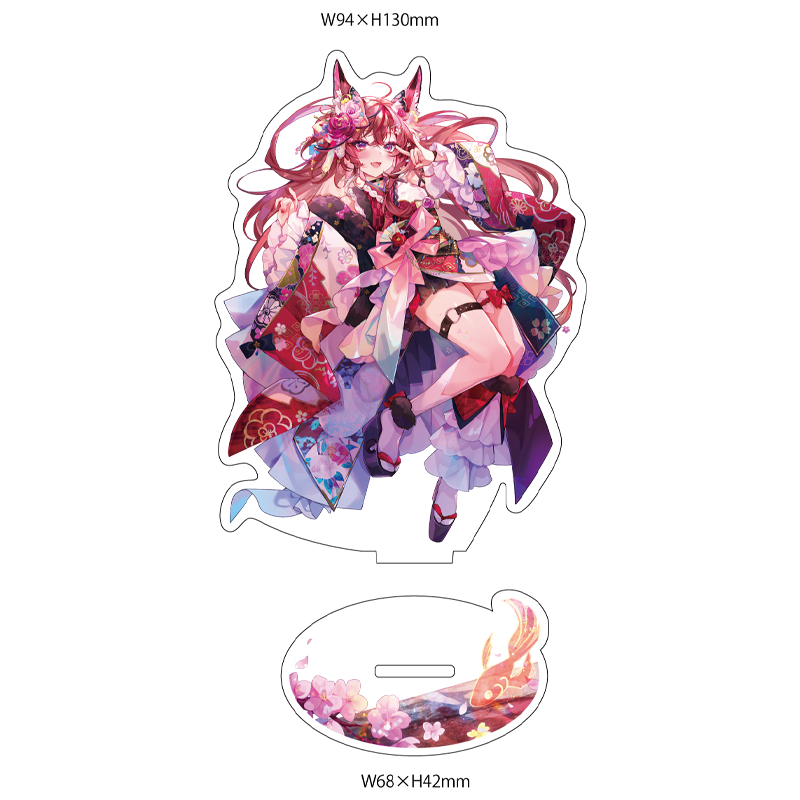 【オリラボ限定】稲守サクヤ4周年記念 KVアクリルスタンド(受注生産)ダイカットアクリルスタンド1