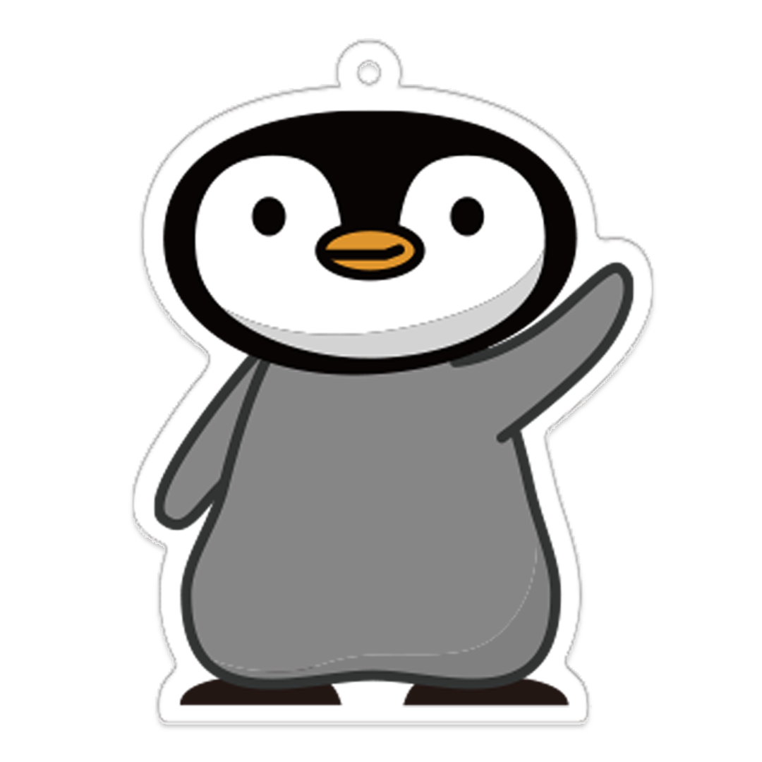 トリマのトリ丸アクリルキーホルダーアクリルキーホルダー(ダイカット)2