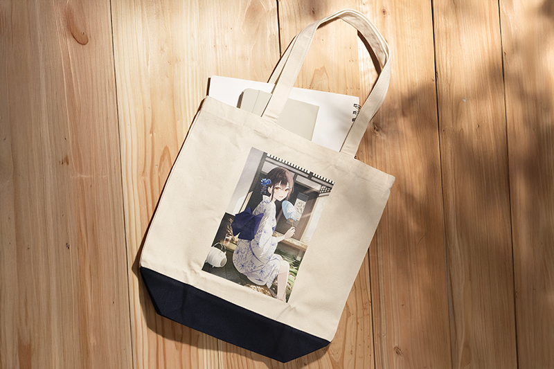 【オリラボ限定】みことオリジナルトートバッグ レギュラーキャンバストートバッグ(M) (フルカラー転写プリント)
