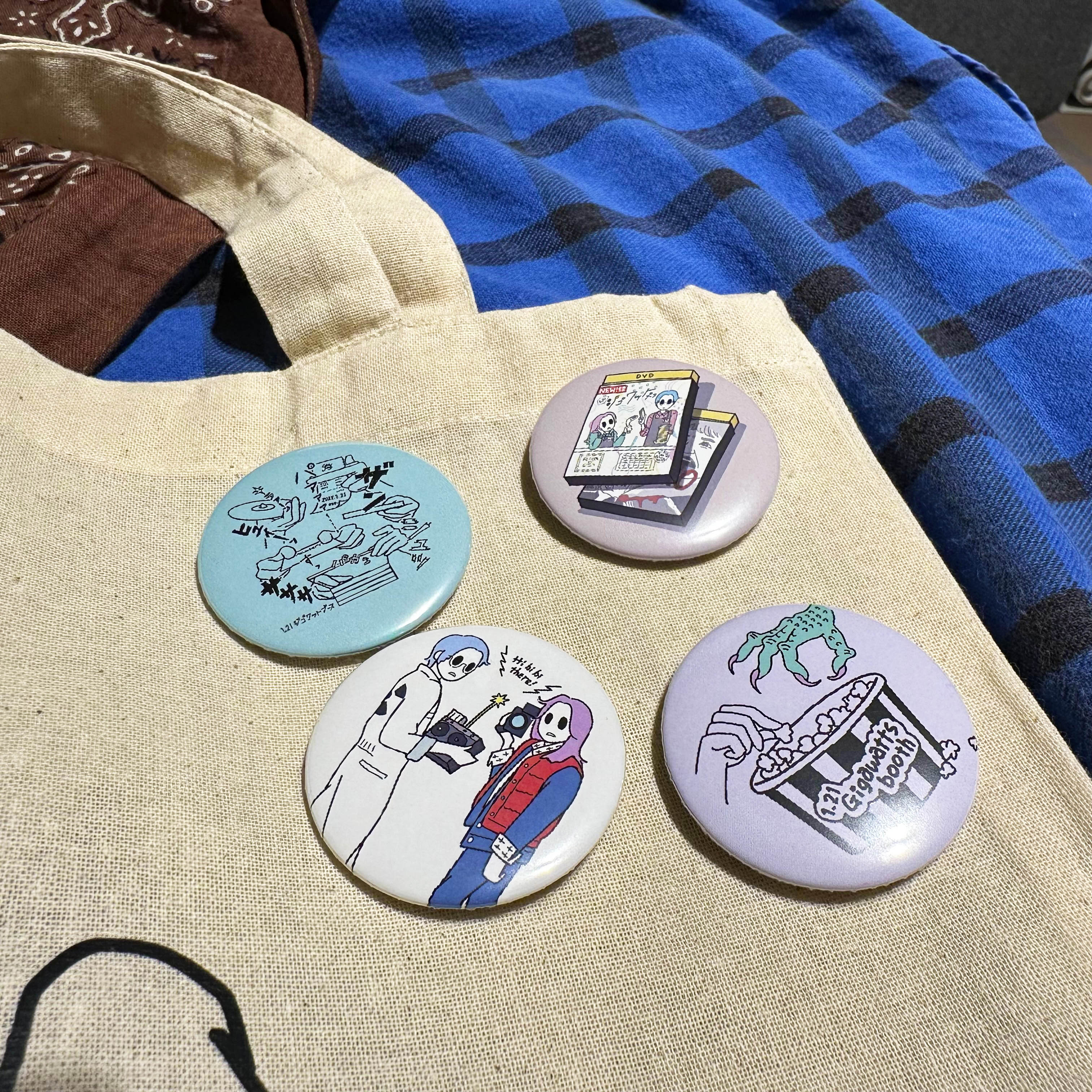 缶バッチ「お客様、中のケースだけ抜いて持ってきてください」44mm缶バッジthumb2