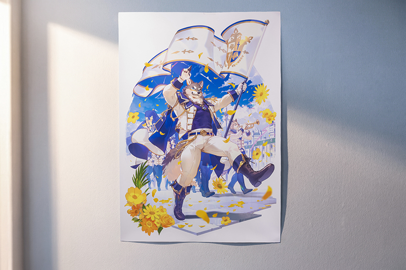 【オリラボ限定】荒塚オガミさま 5th記念 A2ポスター ポスター Ａ２サイズ