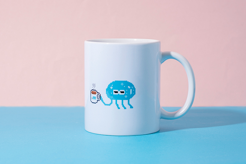 【オリラボ限定】くらげとひと息マグカップ 定番マグカップ