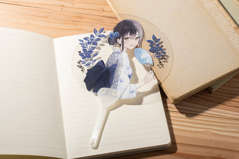 【オリラボ限定】みこと直筆サイン入りグッズセット（ファイル＆ミニうちわ）(受注生産)クリアファイルthumb3