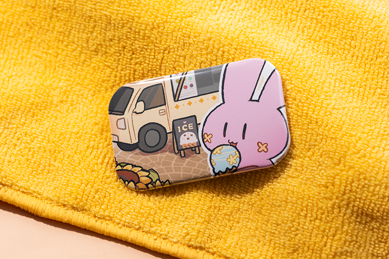 【オリラボ限定】がびさま お出かけ缶バッジ03(受注生産) 缶バッジ
