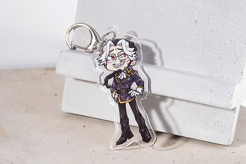 【オリラボ限定】「騎士じいや」大臣アクリルキーホルダー(受注生産) アクリルキーホルダー(ダイカット)