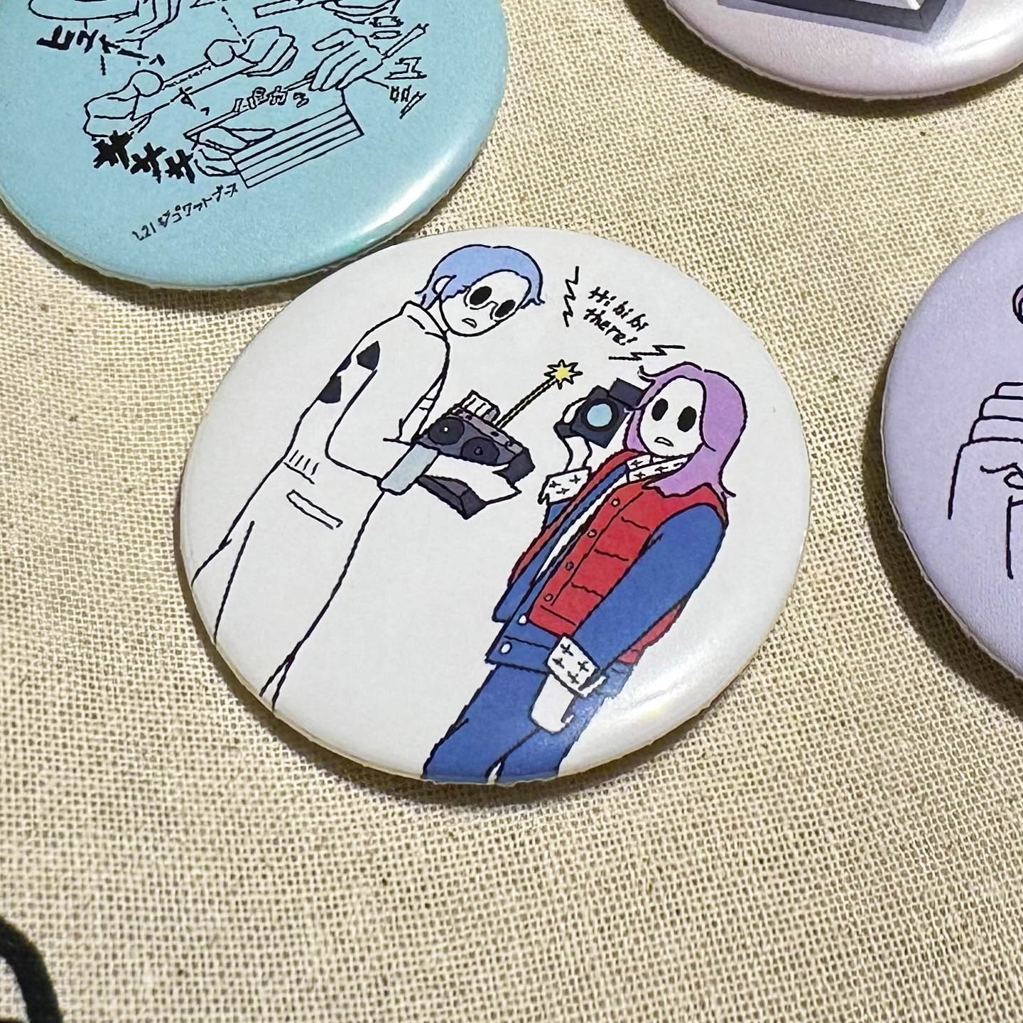 缶バッチ「通称ジゴブスです。お見知りおきを」 44mm缶バッジ