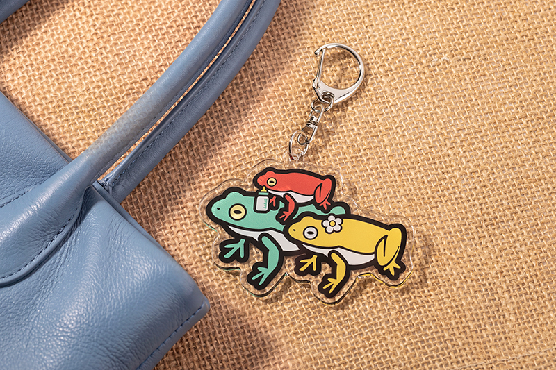 【オリラボ限定】らーなろっそさま アクリルキーホルダー (受注生産) アクリルキーホルダー(ダイカット)