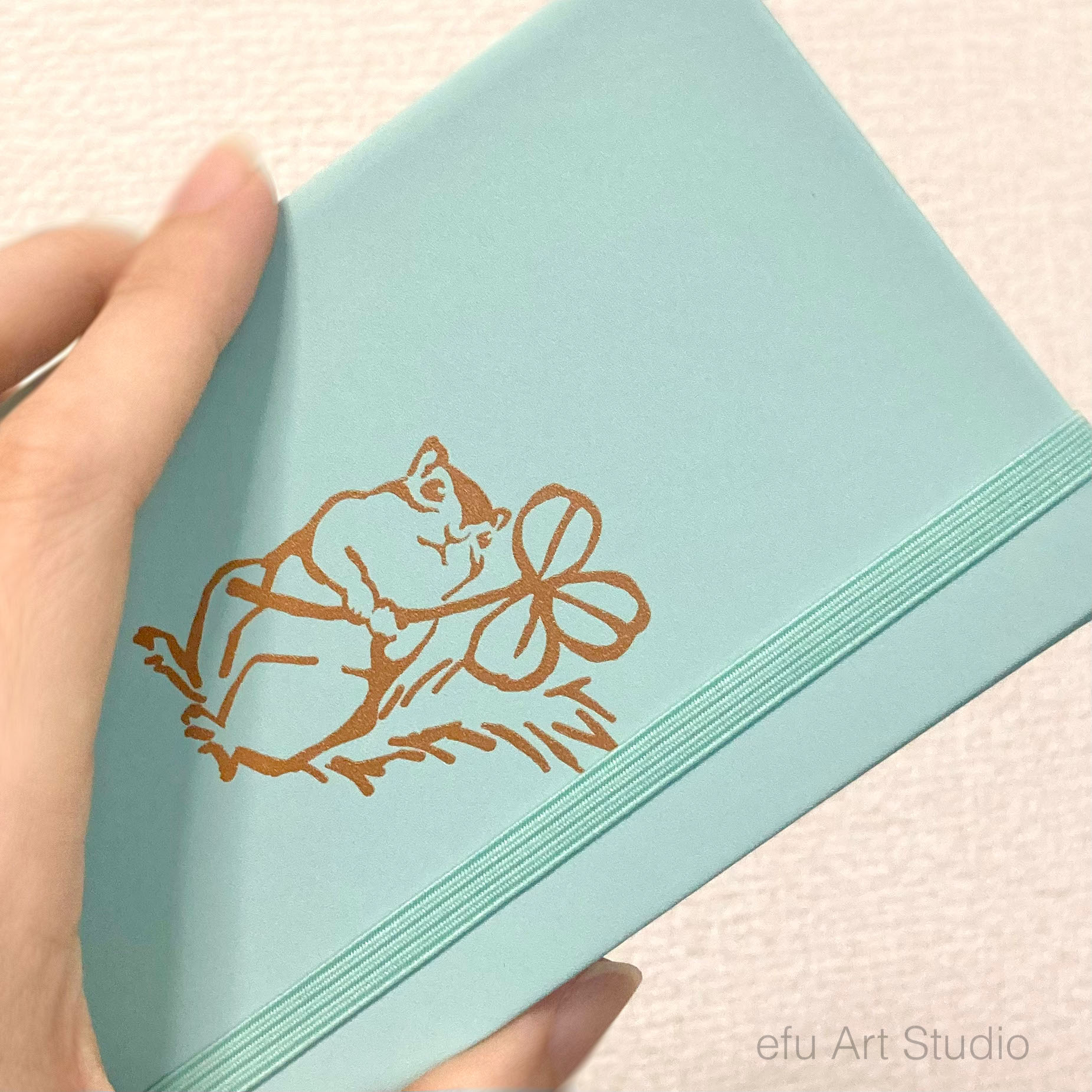 リスのハードカバーハンディノートハードカバーハンディノートthumb3