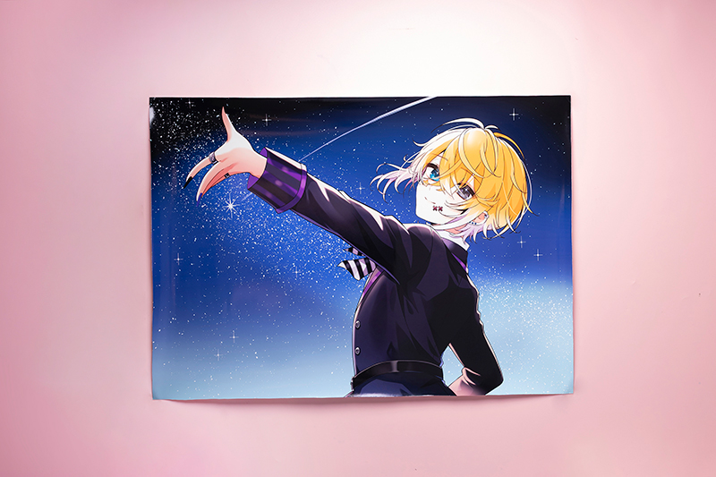 【オリラボ限定】A2ポスター-星空背景- ポスター Ａ２サイズ