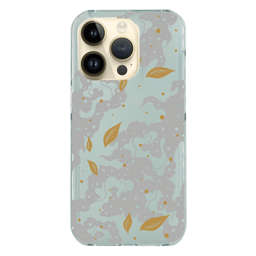 遊雲（茶の葉）iphone14 pro case iPhone14 Pro (透明) 