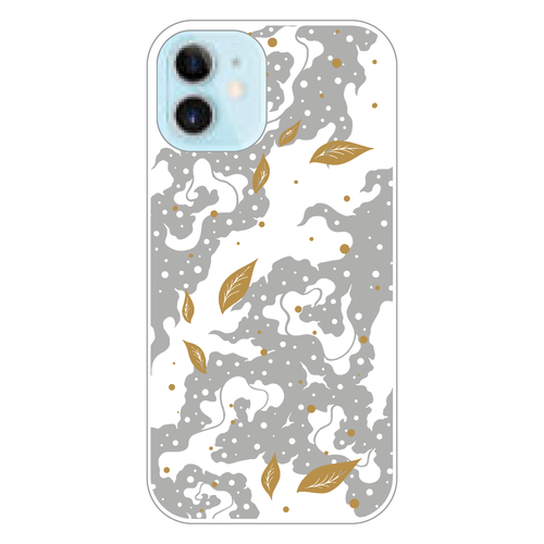 遊雲（茶の葉）iphone12 mini case iPhone12 mini（透明）