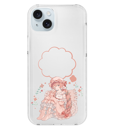 【オリラボ限定】スマホケース iPhone15 Plus (透明) (ハードケース)