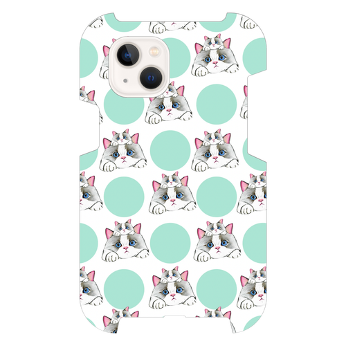 だぶるラグドールちゃんiPhoneケース iPhone14