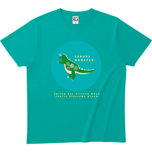 さくら怪獣 ヘビーウェイトTシャツ