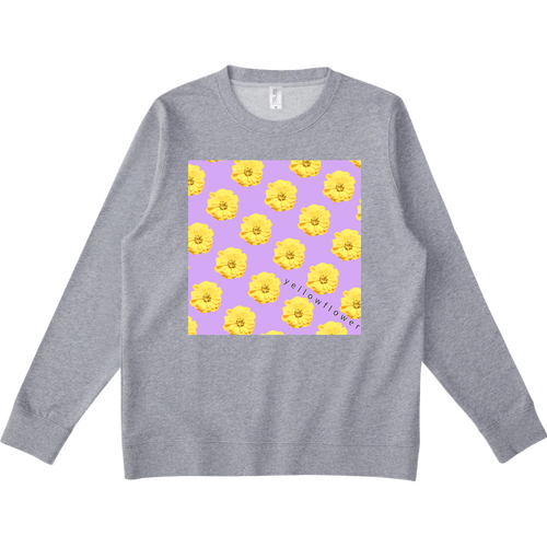 イエローフラワー スタンダードスウェットシャツ