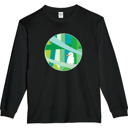 みどりのさえずり ５.６オンスヘビーウェイトLS-Tシャツ（リブ付き）