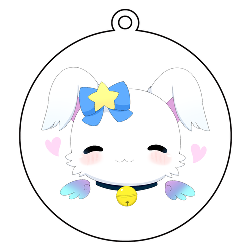 ミィちゃんアクリルキーホルダー アクリルキーホルダー　丸型 (10cm)