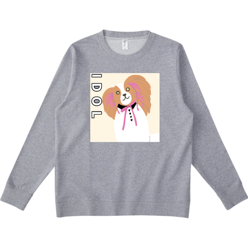☆アイドルパピヨン☆ スタンダードスウェットシャツ