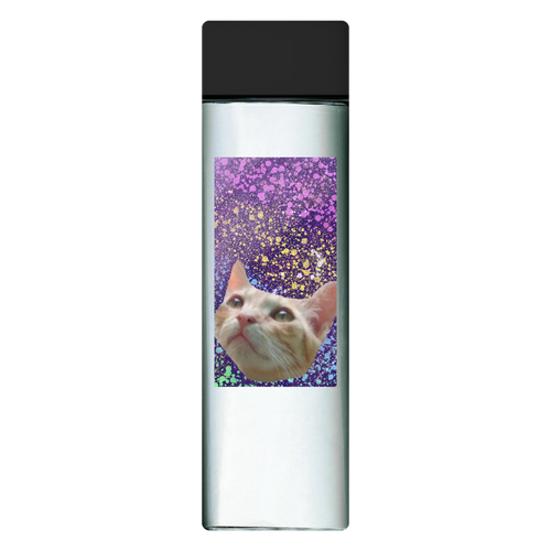 宇宙を見たかったキャット スクエアクリアボトル