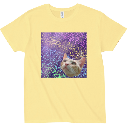 宇宙を見たかったキャット スリムフィット Tシャツ