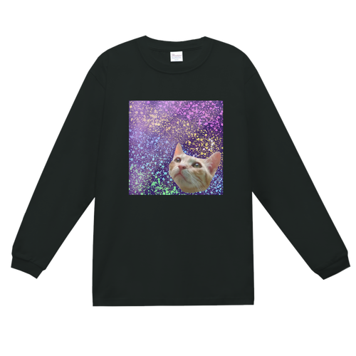 宇宙を見たかったキャット スーパーヘビー長袖Ｔシャツ