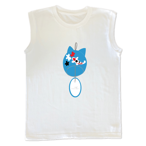 猫風鈴 ウィメンズ ノースリーブ Ｔシャツ