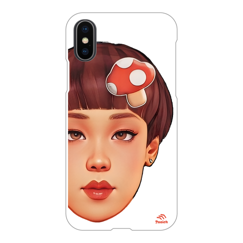 ずー子スマホケース（ハード・iPhone） iPhoneX/Xs(透明)