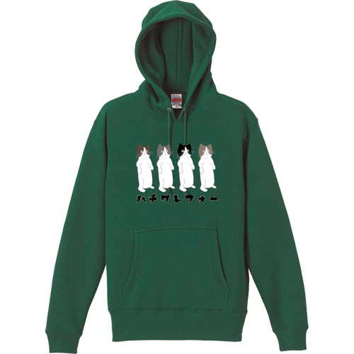 ハチワレフォー T/C スウェット プルオーバー パーカ