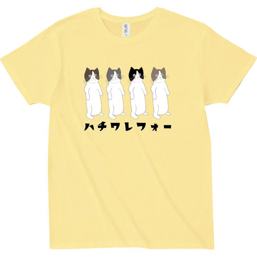 ハチワレフォー スリムフィット Tシャツ