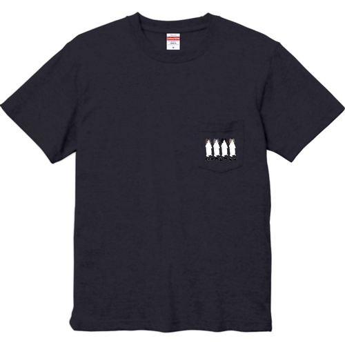 ハチワレフォー ハイクオリティーポケットTシャツ