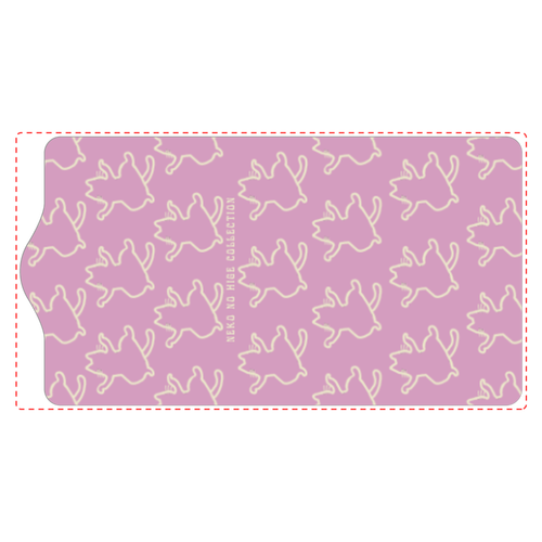 ねこのひげあつめ。戦う猫:くすみピンクＺＡＫＫＡ キーケース