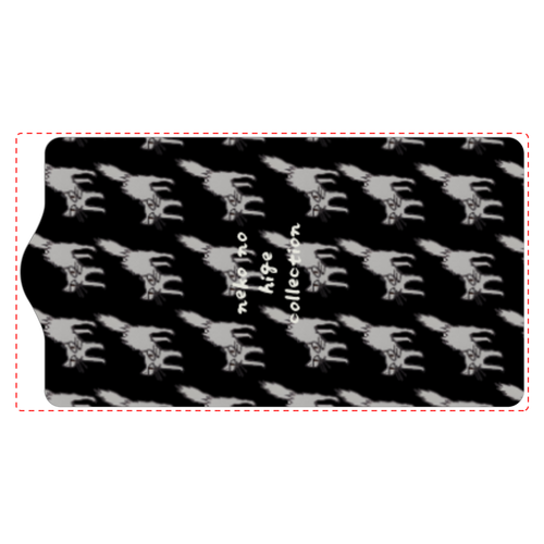 ねこのひげあつめ。やんのかすてっぷ くろＺＡＫＫＡ キーケース