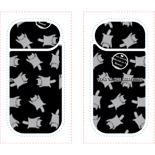 ねこのひげあつめ。ランダムボッサーちゃんZAKKA IQOSケース