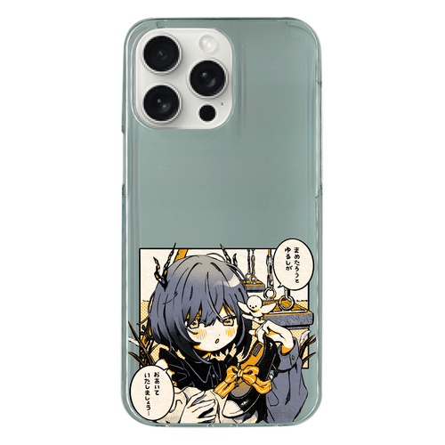 【オリラボ限定】スマホケース iPhone15 Pro Max (透明) (ハードケース)
