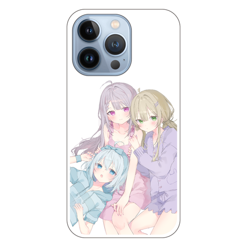 【オリラボ限定】「パジャマパーティー」スマホケース iPhone13 Pro (透明) 