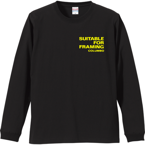 「二枚のドガの絵」リブ付 ロングスリーブＴシャツ リブ付 ロングスリーブＴシャツ