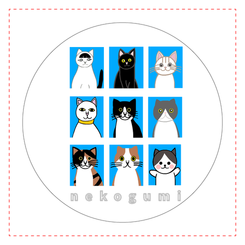 猫組アルバム クリアバッジ