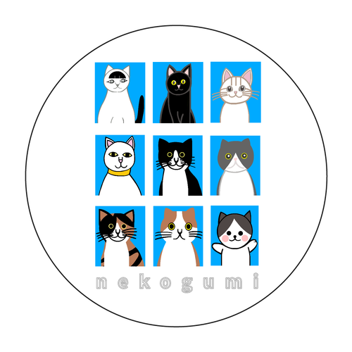 猫組アルバム 珪藻土コースター (丸)