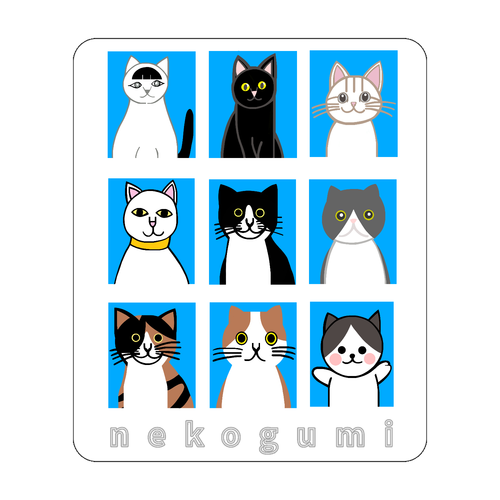 猫組アルバム アクリルカード　W72×H86