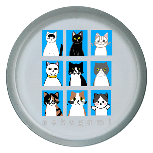 猫組アルバム ライティングバッジ　丸形