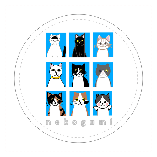 猫組アルバム レザーバッジ